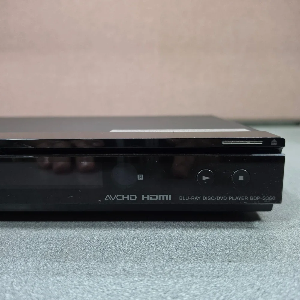 Sony Blu-ray DVD Player BDP-S360 HDMI Component LAN 1080p Works-No Remote